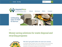 Tablet Screenshot of integratedwaste.com